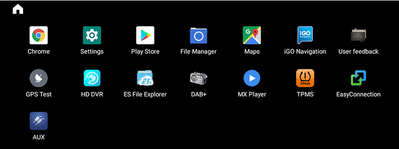 mercedes benz android screen auto UI