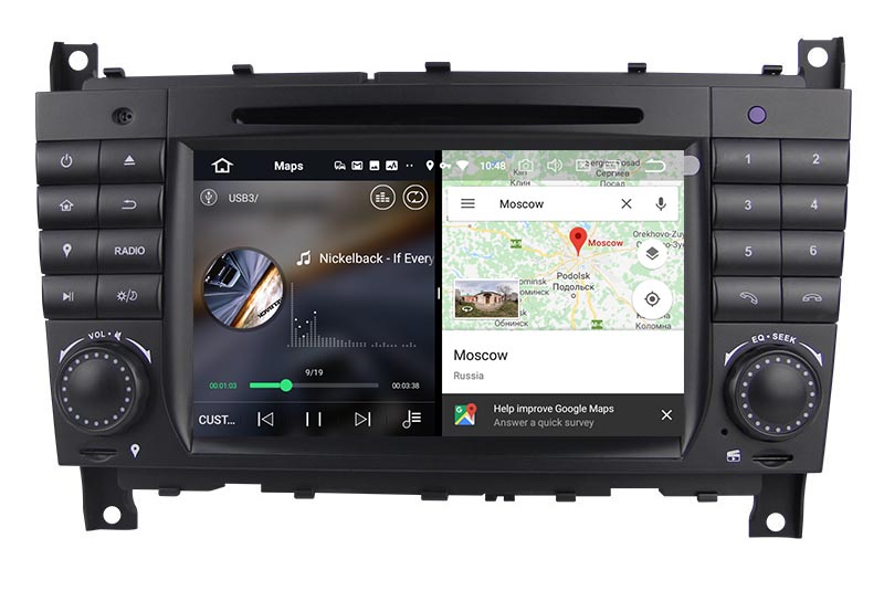 For Mercedes Benz W168 CLK W203 W209 Android12 Car Radio Stereo