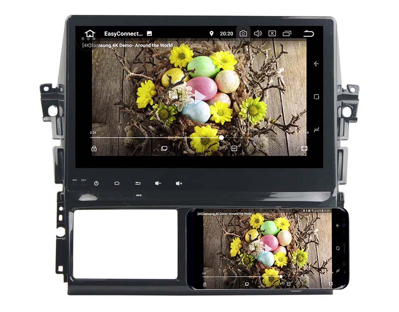 Toyota Vios Yaris 2013-2018 dvd player android mirror link 