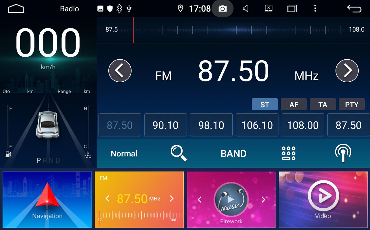 tesla style screen android radio 