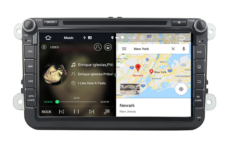 slpit screen on android Volkswagen Universal 
